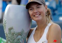 maria sharapova wins cincinnati wta title