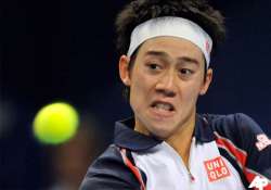 nishikori upsets djokovic in swiss indoors semis