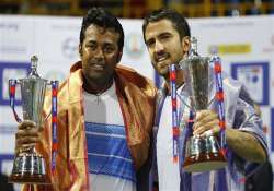 paes tipsarevic win doubles crown in chennai open