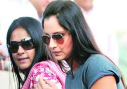 sania mirza s mother in indian olympic team as manager