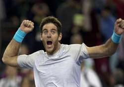 shanghai masters del potro reach final to meet djokovic