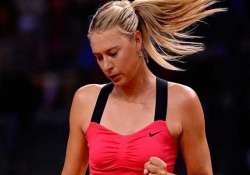 sharapova survives scare to progress at stuttgart