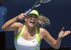 sharapova makes short work of 2nd round match