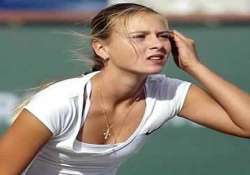 sharapova to take a breather