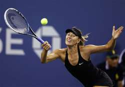 us open maria sharapova wins 1st rounder