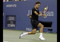 us open with mj on his side federer wins opener