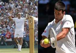 wimbledon roger federer and novak djokovic to meet in final