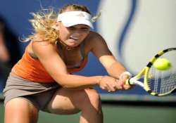 wozniacki reaches luxembourg semis stephens out