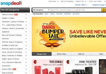 snapdeal says 30 orders are being placed through mobiles