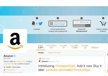 amazon to let shoppers fill cart via twitter