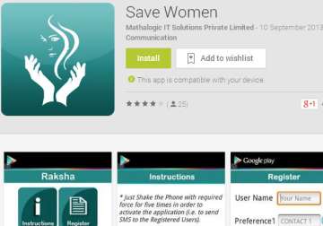 bjp launches raksha app to aid women s safety