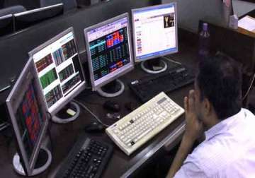 bse sensex scales to 5 week high as exit polls gdp data fuel rally