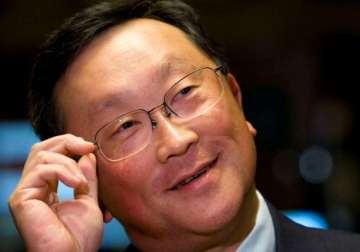 blackberry ceo brands iphone users wall huggers