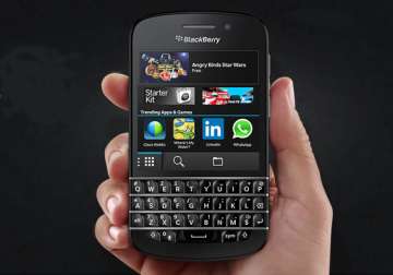 blackberry q10 launched in india for rs 44 990