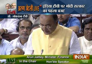 budget 2014 jaitley s budget gives tax relief promises higher growth
