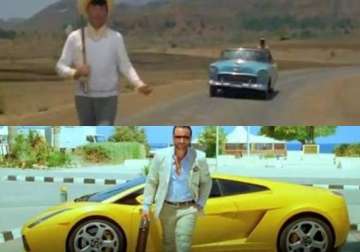 cars in bollywood movies then and now