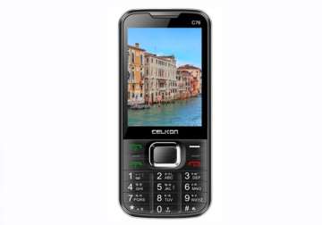 celkon c76 feature phone supports 8 indian languages