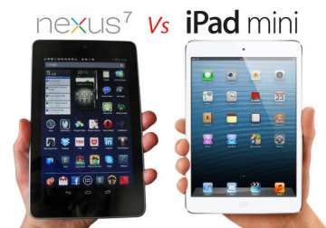 comparison apple ipad mini vs google nexus 7