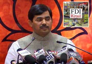 fdi in retail under foreign pressure bjp