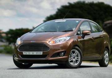 ford launches refreshed fiesta at rs. 7.7 9.3 lakh