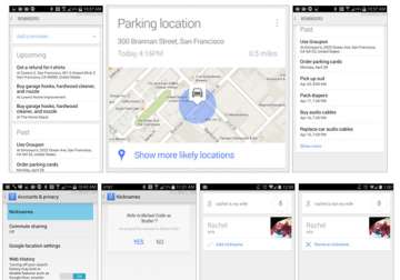 google now update lets you know where you parked your car