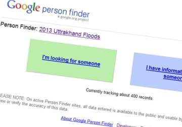 google s person finder app tracks the missing in uttarakhand floods
