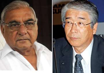 haryana cm hooda to meet maruti suzuki s ceo shinzo nakanishi