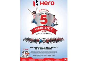 hero motocorp now offers 5 years warranty on all models