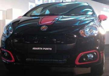 fiat launches hot hatchback abarth punto at rs 9.95 lakh