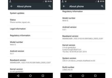 moto g and moto g gen 2 receiving android 5.0.1 lollipop update