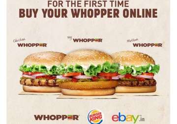 burger king and ebay tie up for pre launch orders