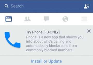 facebook testing phone caller id app for android reports