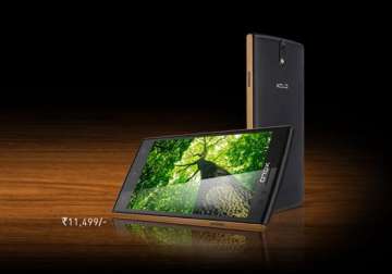 xolo q1020 with wooden frame launched at rs 11 499