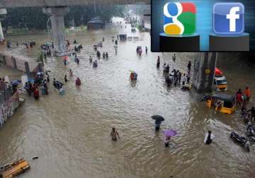 facebook google pitch in to help users in flood hit chennai