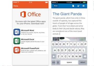 microsoft office now free on ios android tablets soon to follow