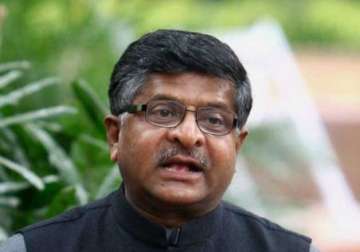 customers should have unrestricted access to all lawful content on internet says ravi shankar prasad