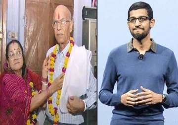 google ceo sunder pichai s father in law remarries at 70