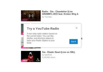 youtube working on experimental youtube radio feature