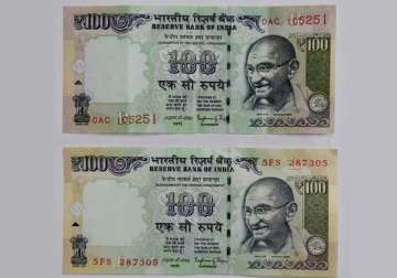 rbi issues rs. 100 notes with new numbering pattern