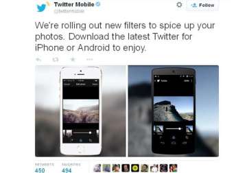 twitter adds its own instagram like photo filters