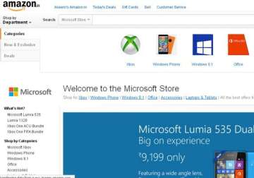 microsoft opens brand store on amazon.in