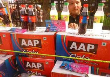 now an aap cola by beverage maker inspired by kejriwal s party