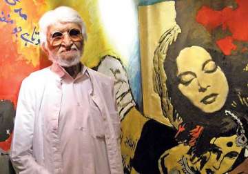 google s doodle for artist husain on birth centenary