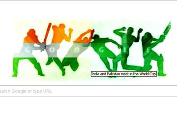 2015 cricket world cup google celebrates high octane india vs pakistan match with a doodle