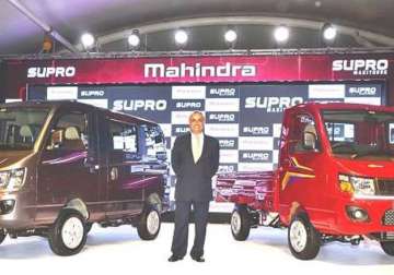 mahindra unveils two vehicles from new supro stable