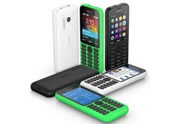 microsoft launches dual sim nokia 215 at rs 2 149