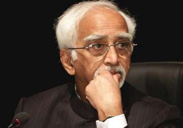 vice president hamid ansari holds talks with laotian leadership