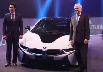 bmw i8 hybrid electric supercar launched at rs 2.29 crore in india