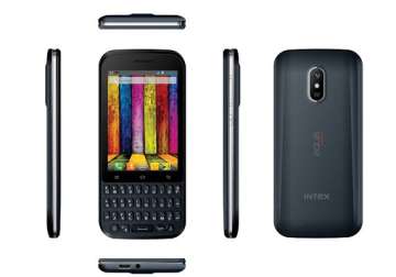 intex launches touch and type dual sim 3g smartphone at rs 4 990