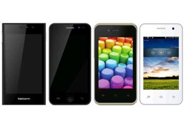 karbonn launches four new sub rs 5 000 smartphones